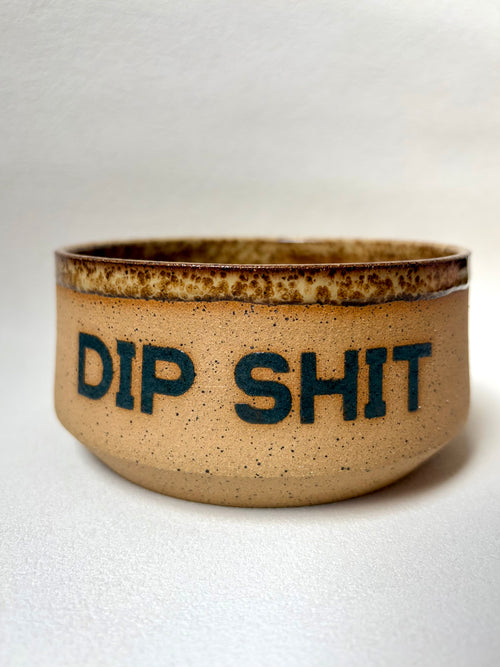 Dip Shit Bowl - Speckled Tortoiseshell