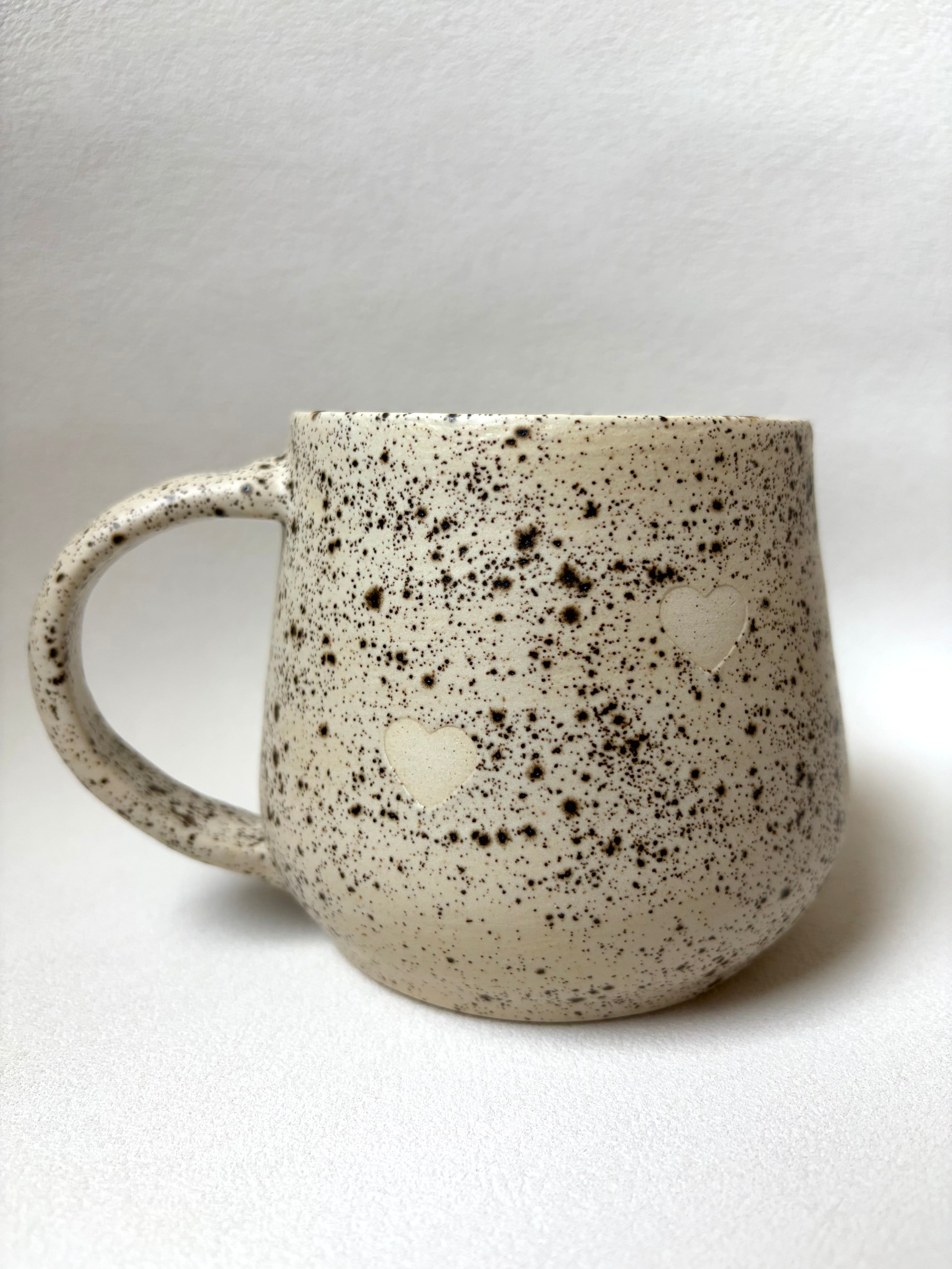 Cookies N Cream Mug with Hearts - A