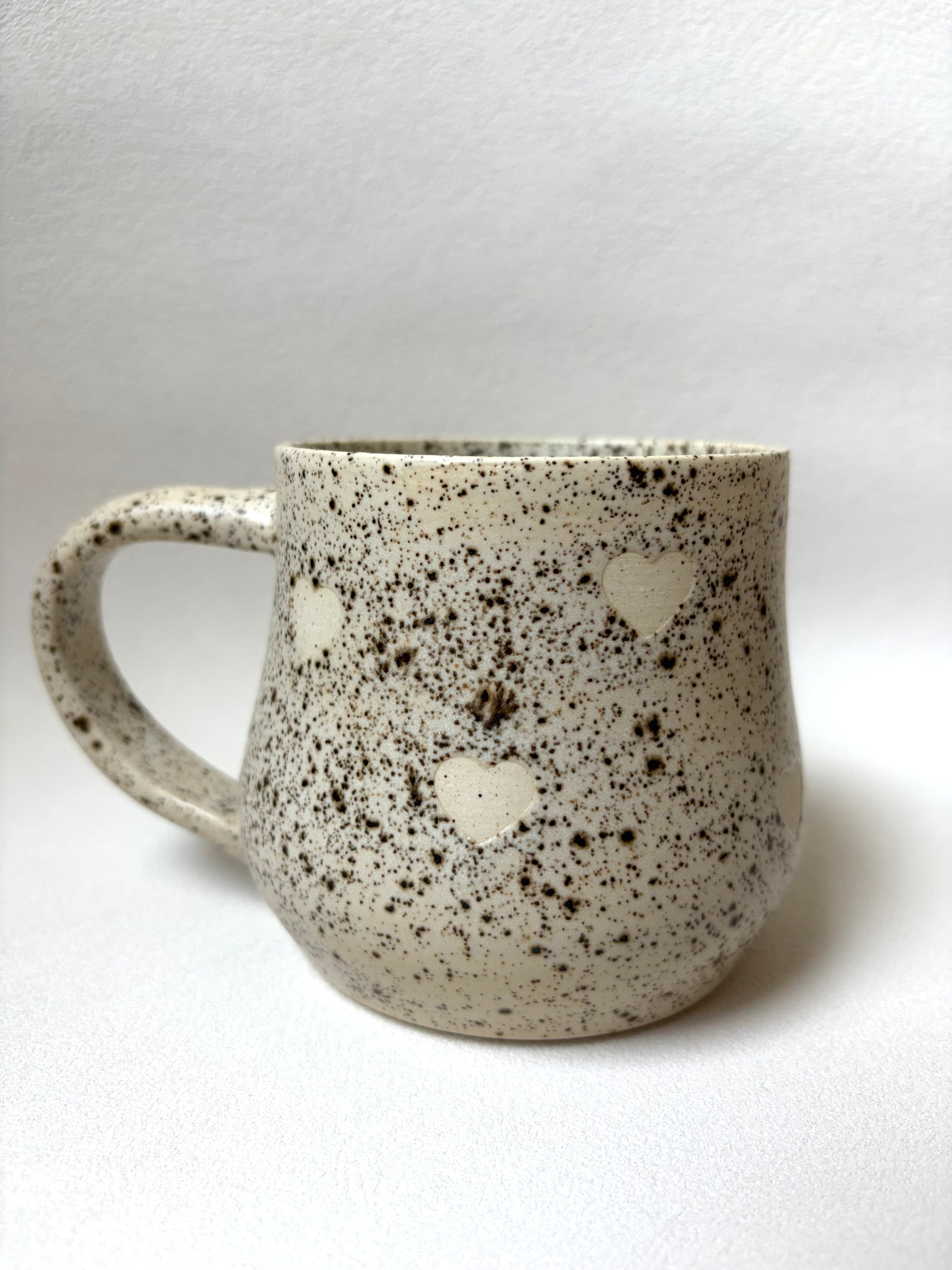 Cookies N Cream Mug with Hearts - B