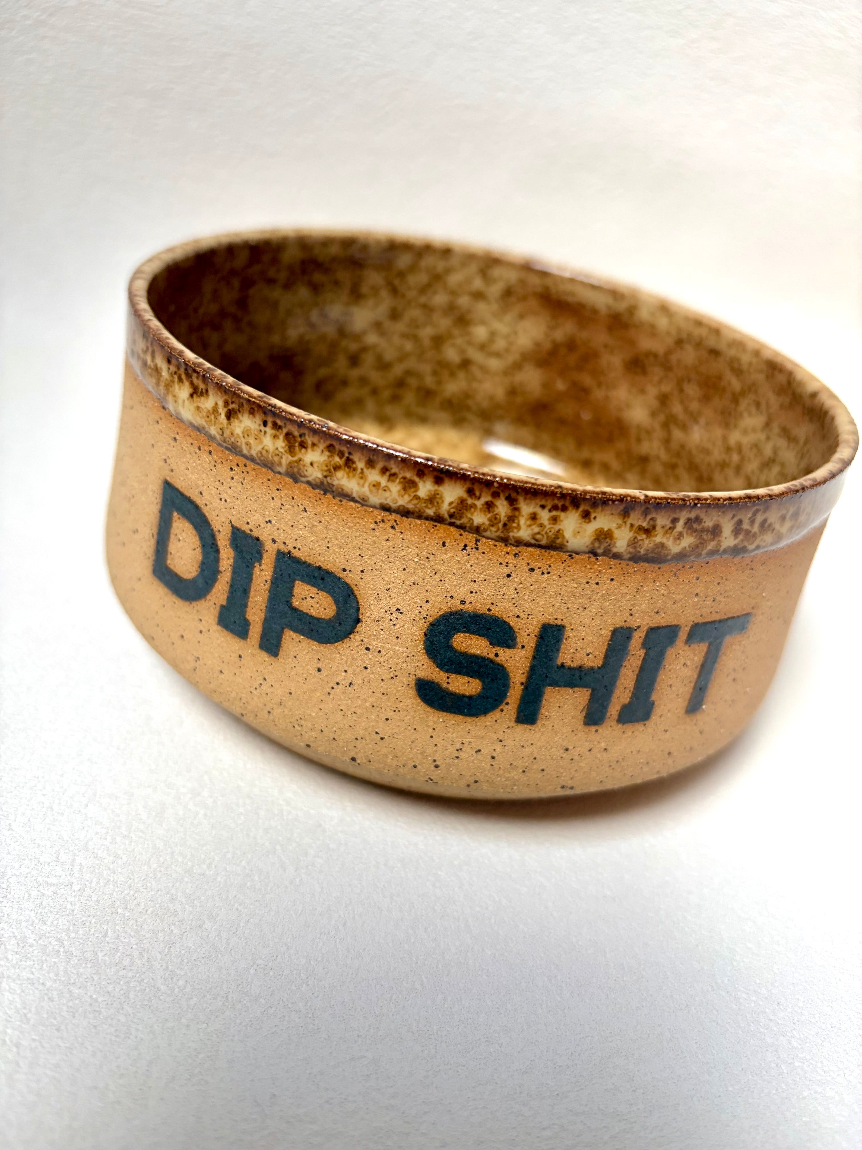 Dip Shit Bowl - Speckled Tortoiseshell