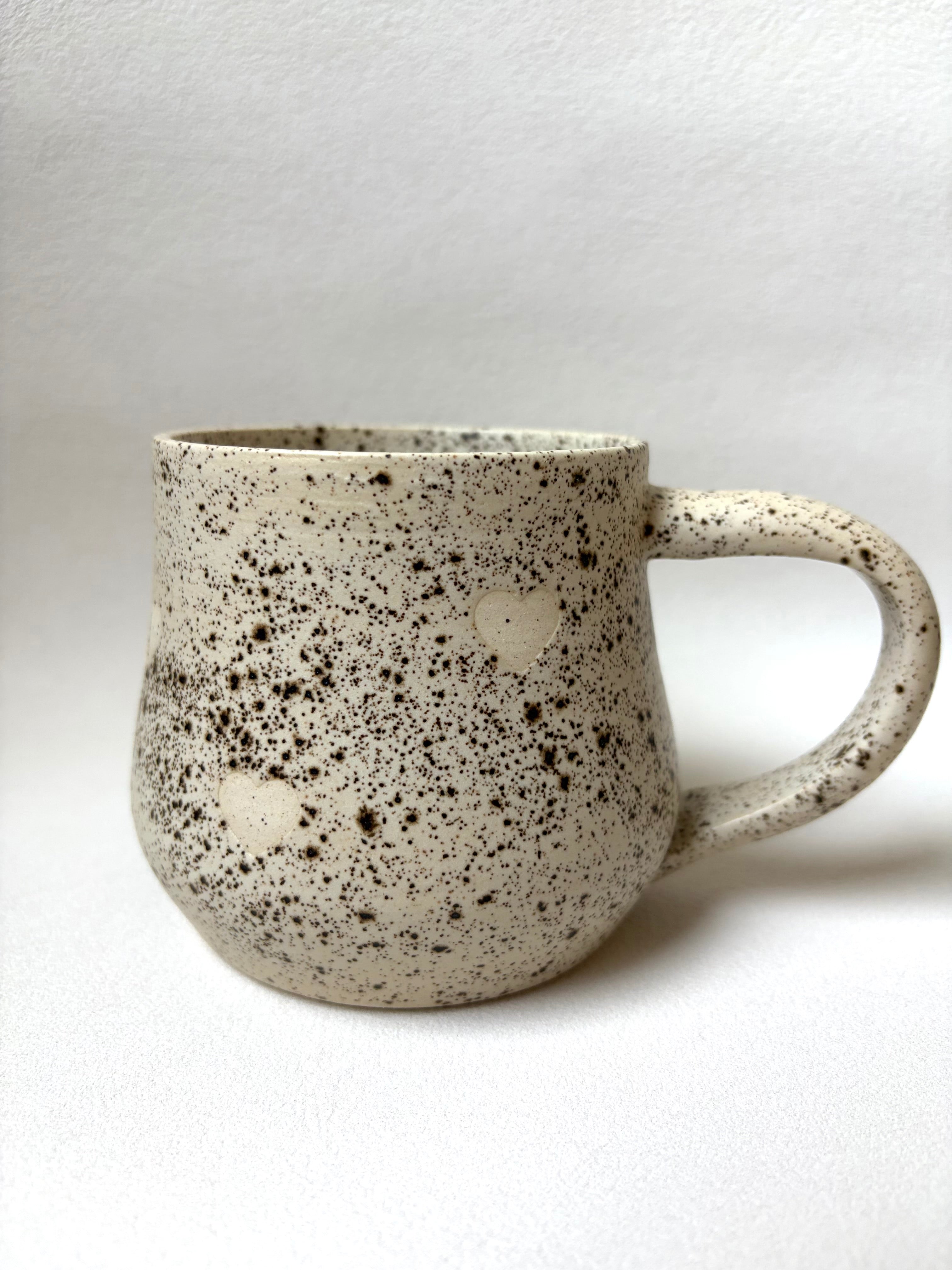 Cookies N Cream Mug with Hearts - B