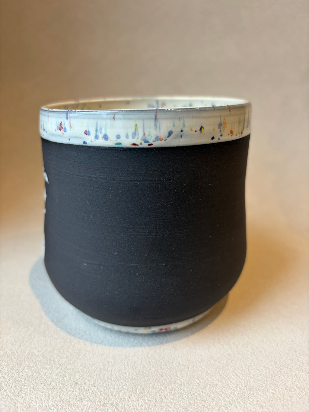 Ghostie Mug - PREORDER Black & Funfetti