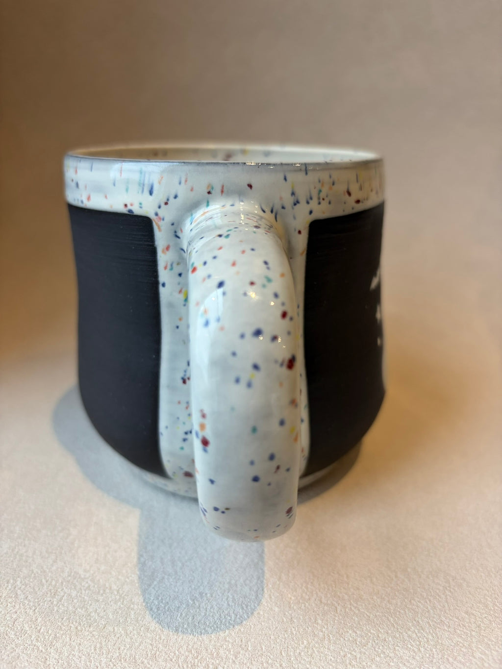 Ghostie Mug - PREORDER Black & Funfetti