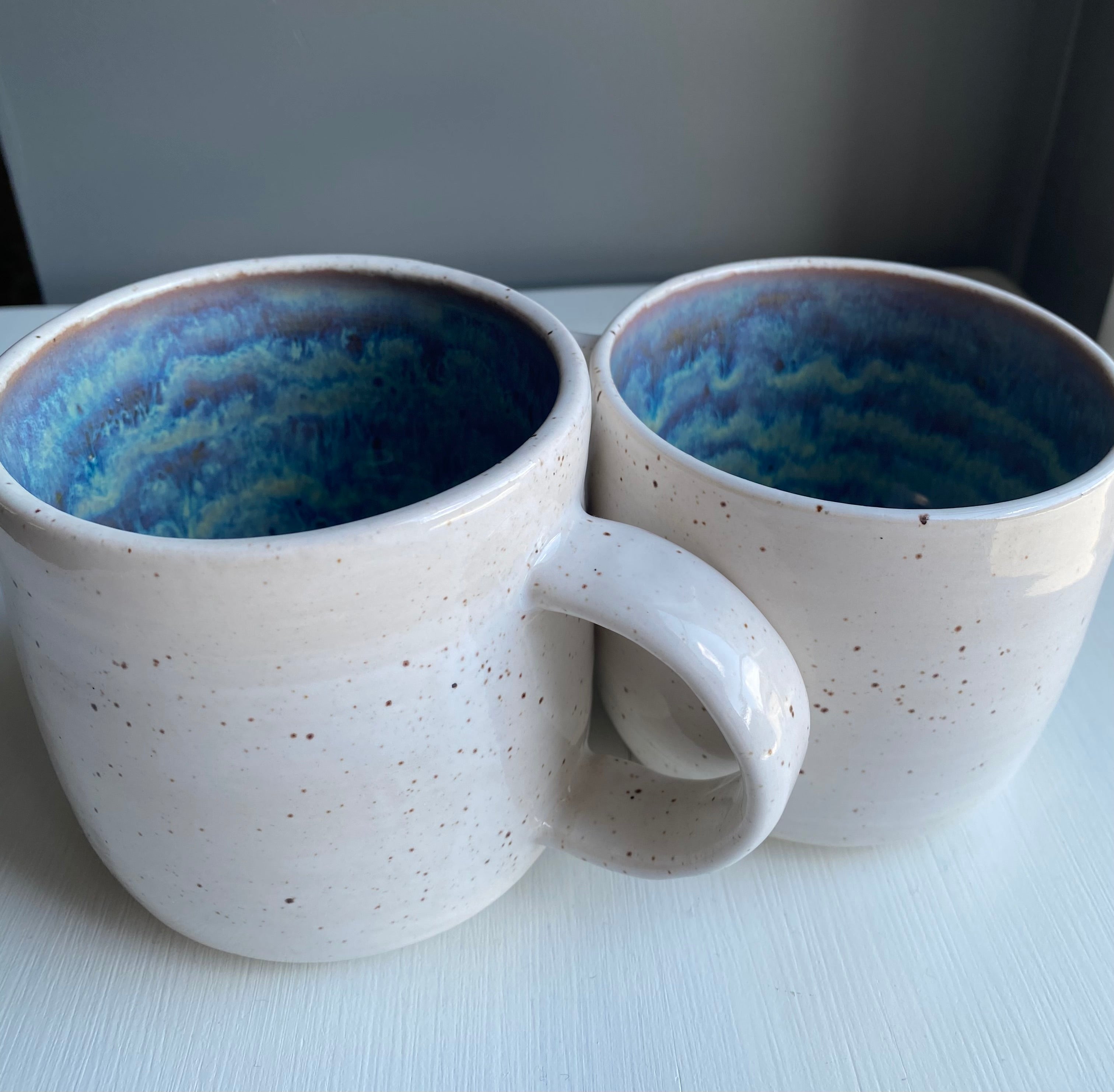 White Speckled Mug