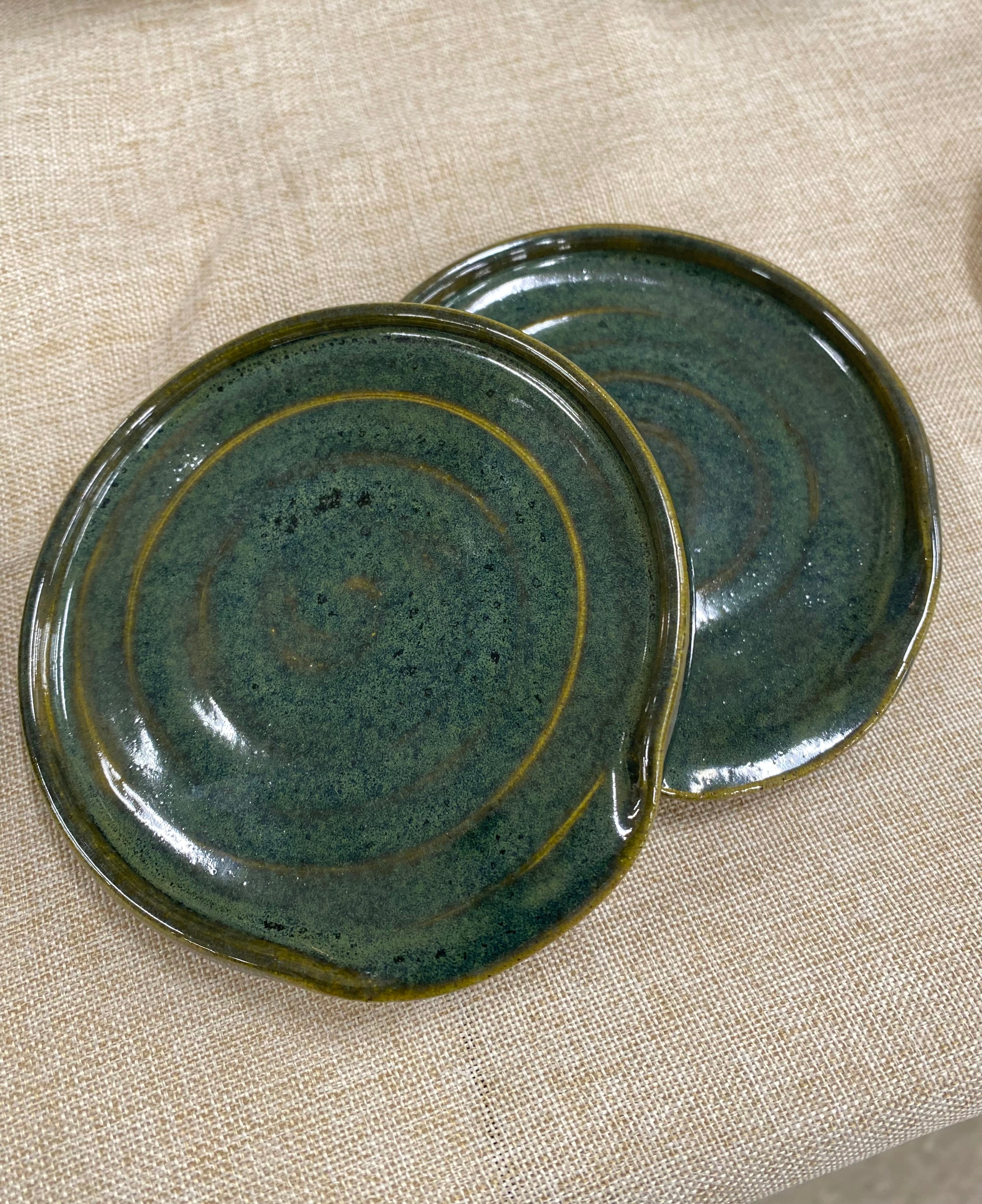 Spoon Rest - Monstera Green